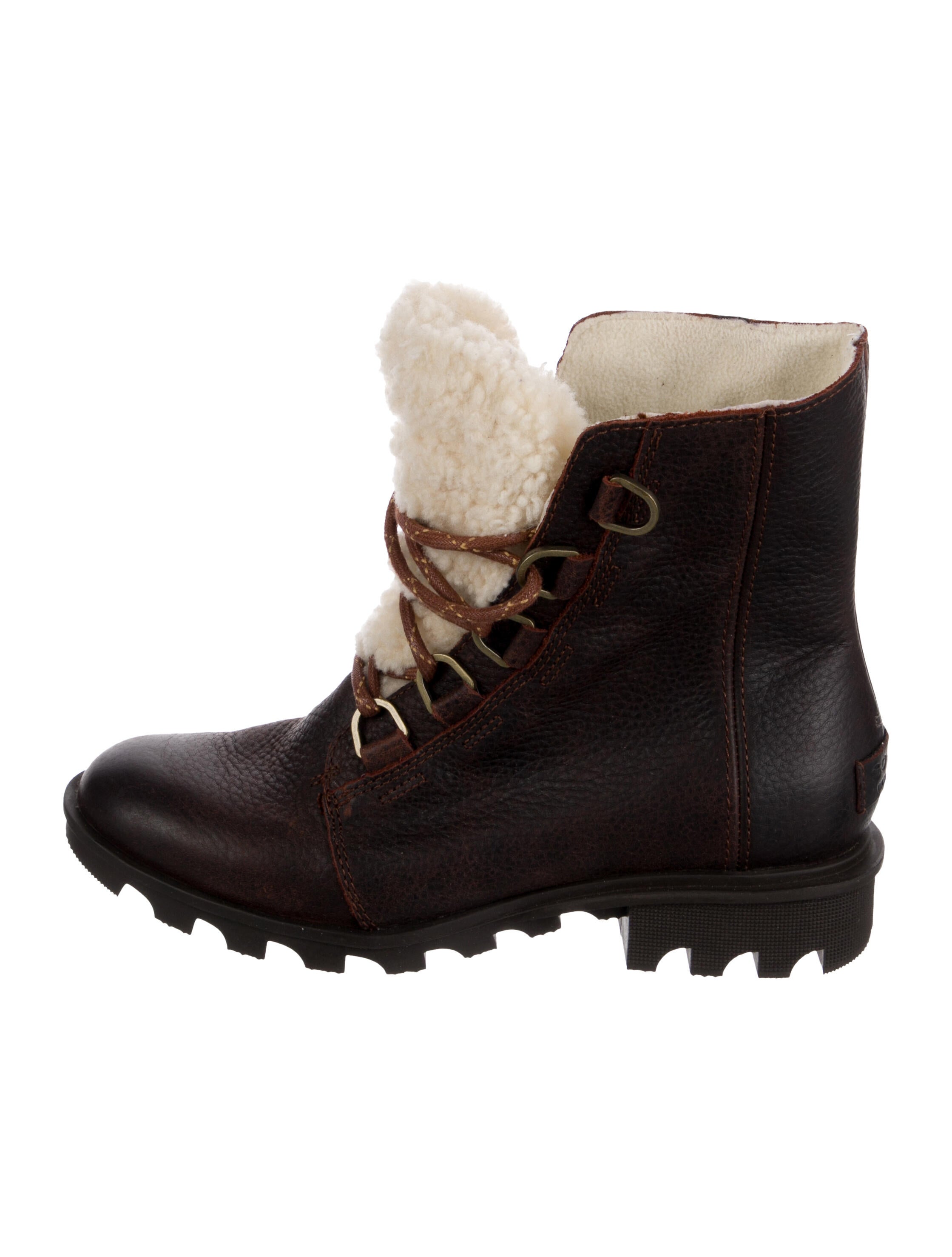 Sorel Leather Combat Boots
