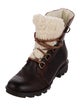 Sorel Leather Combat Boots