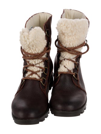 Sorel Leather Combat Boots