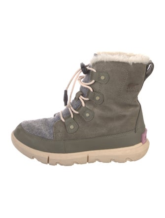 Sorel Suede Snow Boots