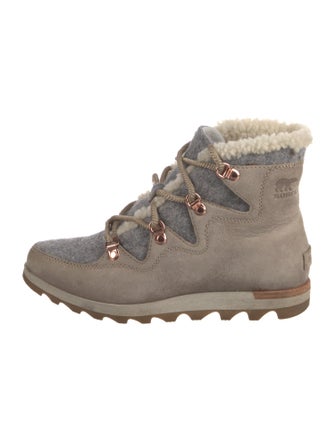 Sorel Suede Snow Boots