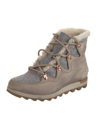 Sorel Suede Snow Boots