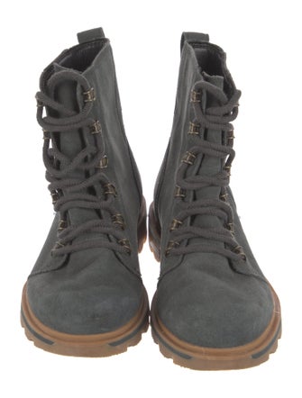 Sorel Suede Combat Boots