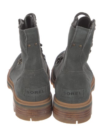 Sorel Suede Combat Boots