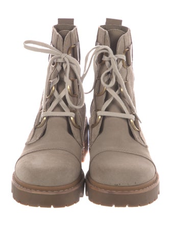 Sorel Suede Combat Boots