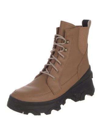 Sorel Leather Combat Boots