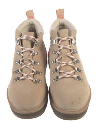 Sorel Suede Printed Lace-Up Boots