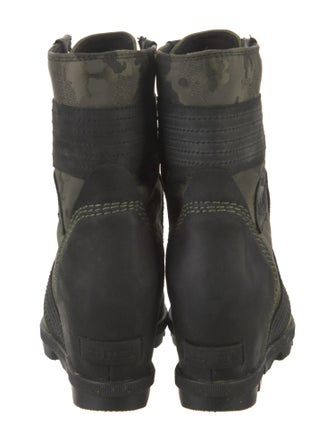 Sorel Camouflage Print Lace-Up Boots