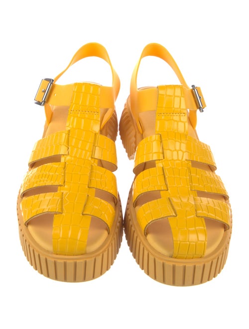 Sorel Leather Cutout Accent Gladiator Sandals