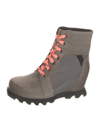 Sorel Suede Printed Snow Boots