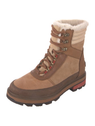 Sorel Suede Printed Combat Boots