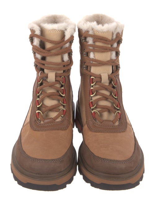 Sorel Suede Printed Combat Boots