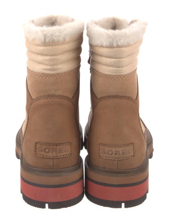 Sorel Suede Printed Combat Boots