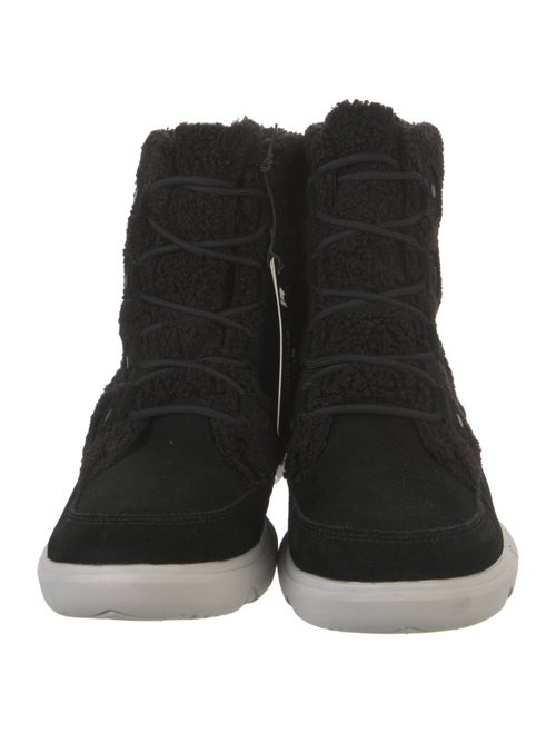 Sorel Suede Leather Trim Embellishment Lace-Up Boots