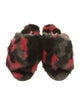 Sorel Faux Fur Printed Slides