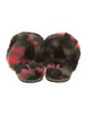 Sorel Faux Fur Printed Slides