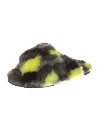 Sorel Faux Fur Printed Slides