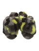 Sorel Faux Fur Printed Slides