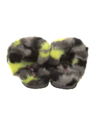 Sorel Faux Fur Printed Slides