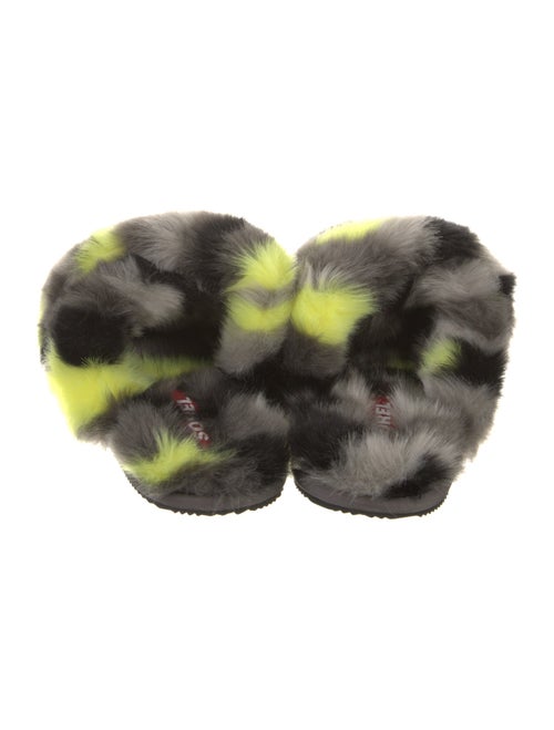 Sorel Faux Fur Printed Slides