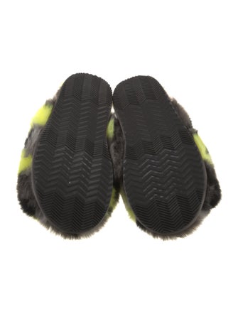 Sorel Faux Fur Printed Slides