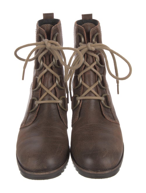 Sorel Leather Combat Boots