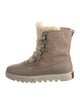 Sorel Suede Combat Boots