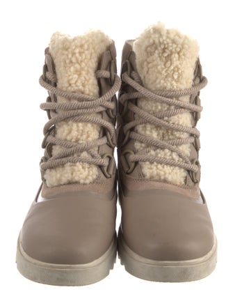 Sorel Suede Combat Boots