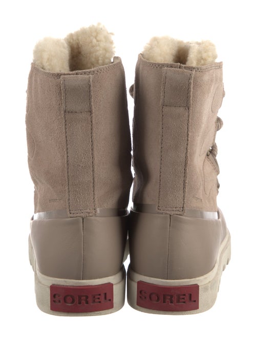 Sorel Suede Combat Boots