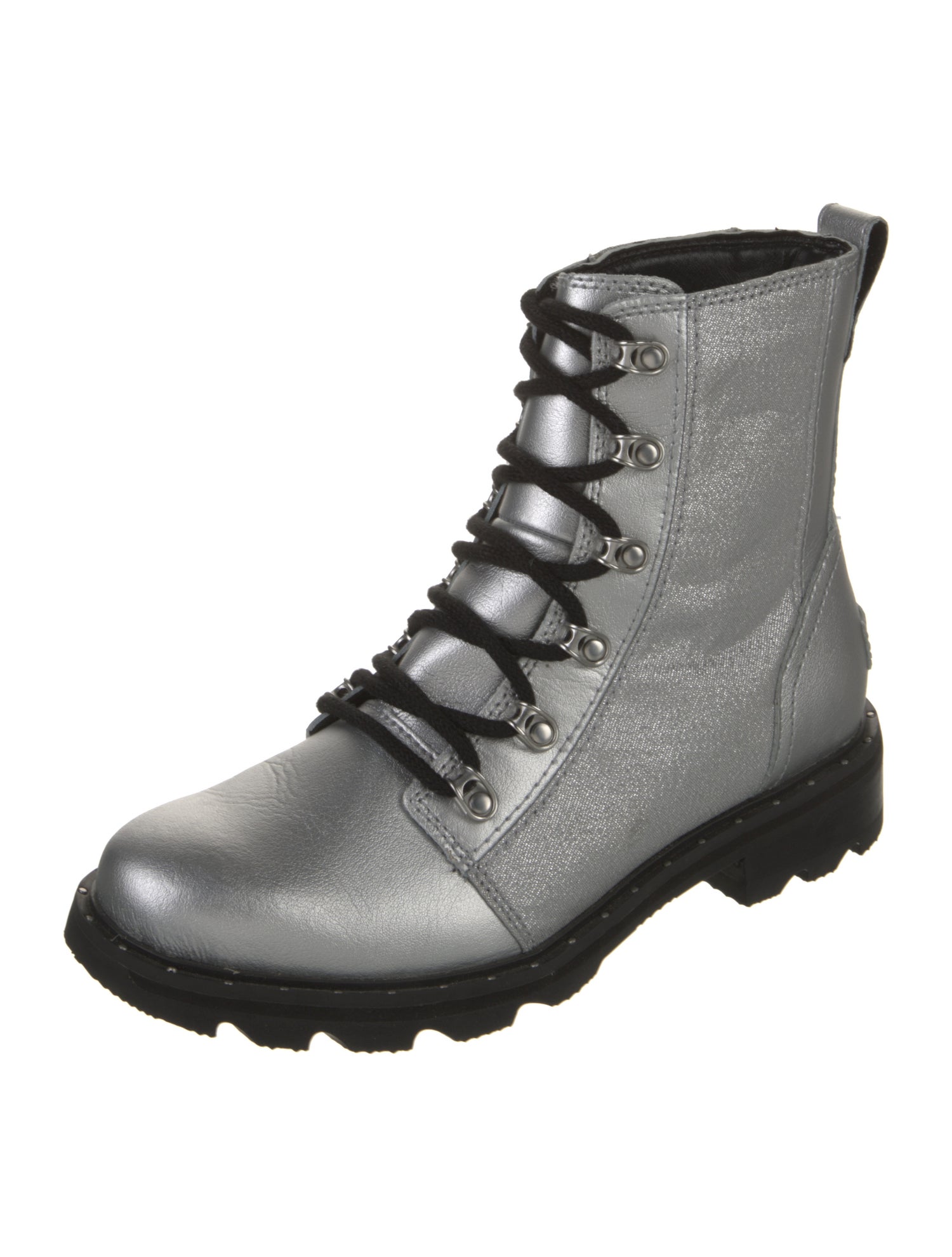Sorel Leather Studded Accents Combat Boots