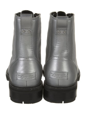 Sorel Leather Studded Accents Combat Boots