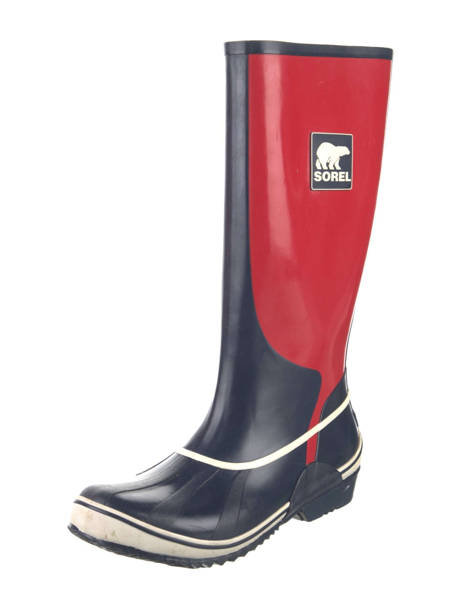Sorel Rubber Colorblock Pattern Rain Boots