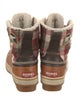Sorel Leather Printed Snow Boots