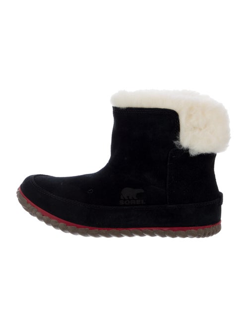 Sorel Suede Fur Trim Boots