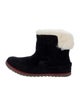 Sorel Suede Fur Trim Boots