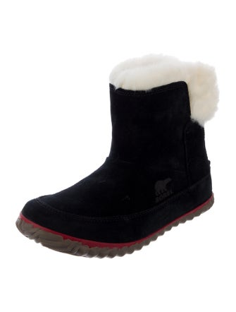 Sorel Suede Fur Trim Boots