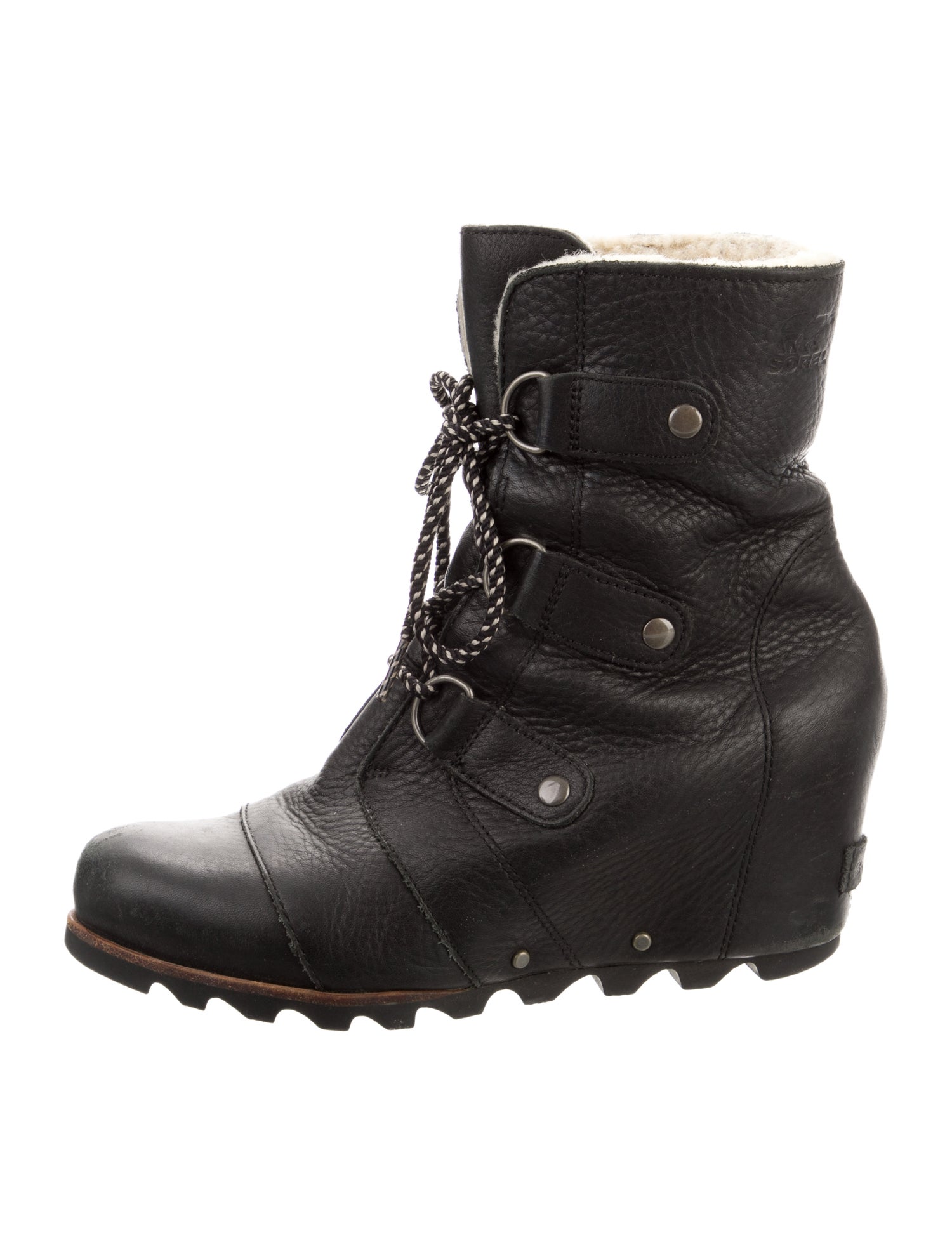 Sorel Leather Lace-Up Boots