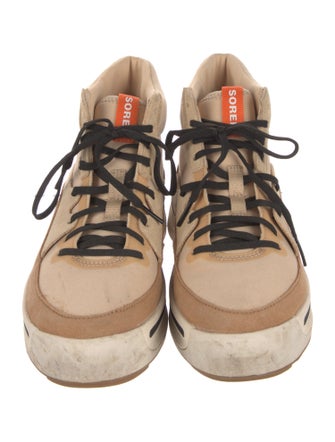 Sorel Suede Wedge Sneakers