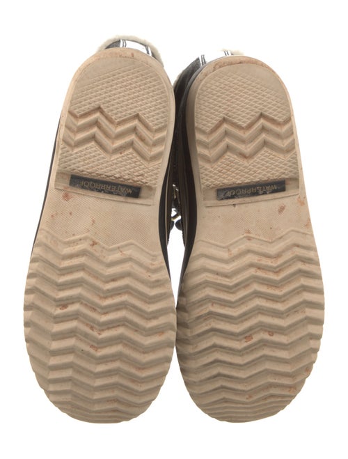 Sorel Suede Fur Trim Lace-Up Boots