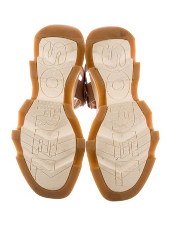 Sorel Leather Slingback Sandals