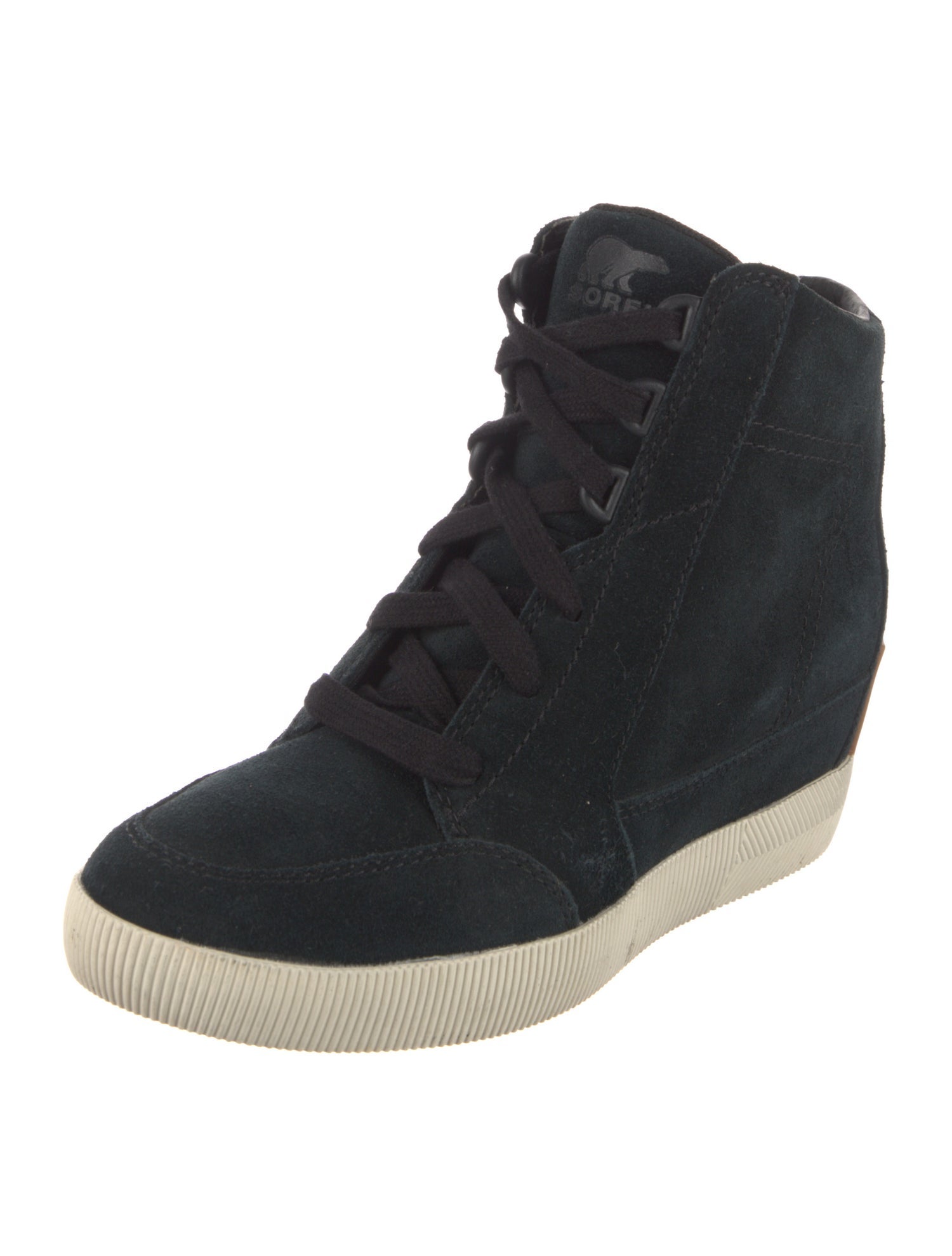 Sorel Suede Wedge Sneakers