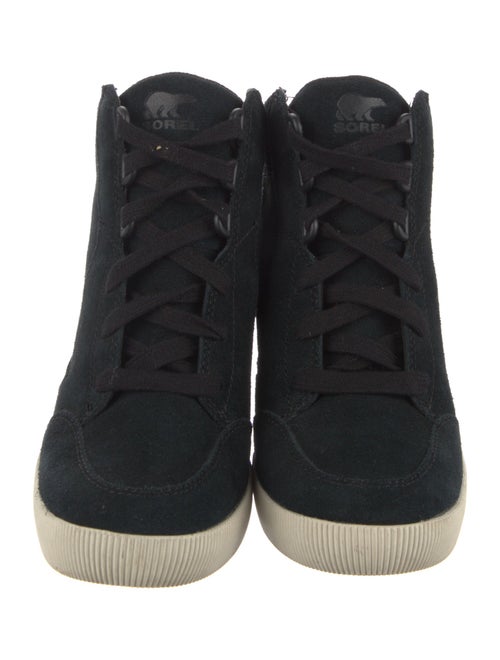 Sorel Suede Wedge Sneakers