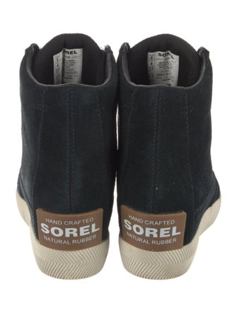Sorel Suede Wedge Sneakers