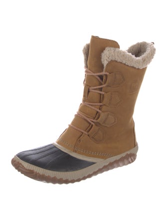 Sorel Leather Lace-Up Boots