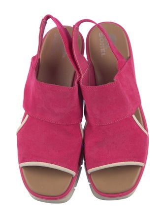 Sorel Suede Slingback Sandals