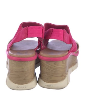 Sorel Suede Slingback Sandals