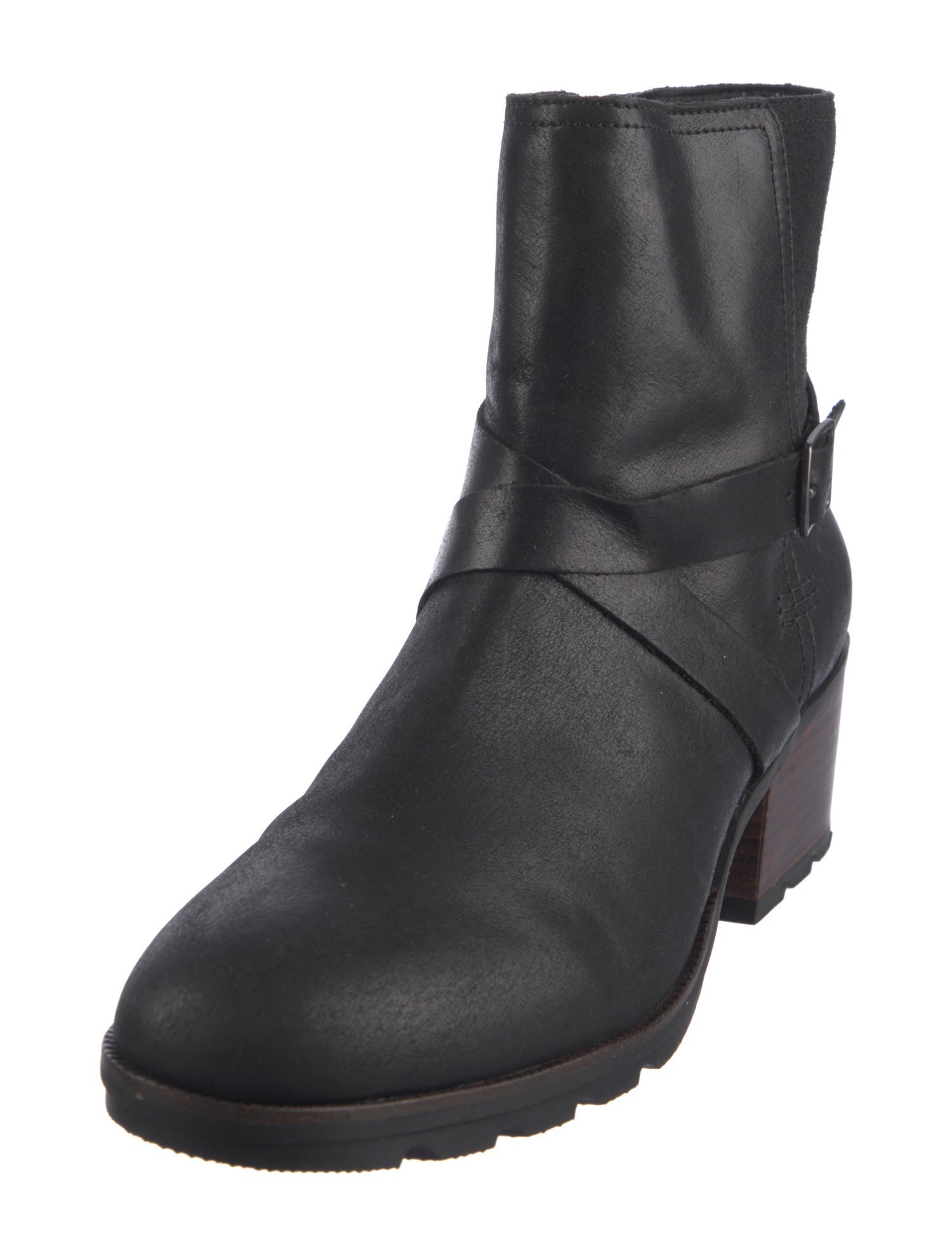Sorel Leather Moto Boots