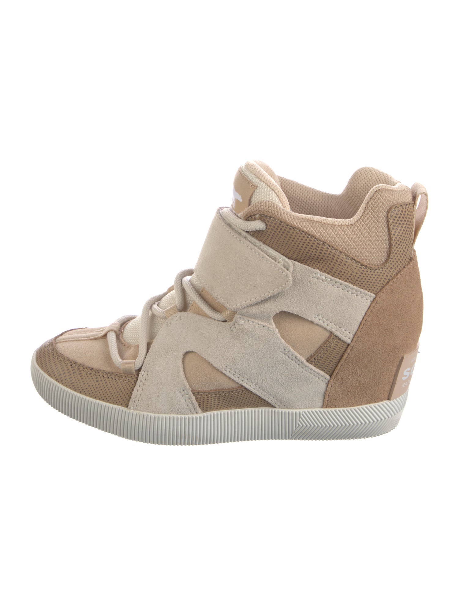 Sorel Suede Wedge Sneakers