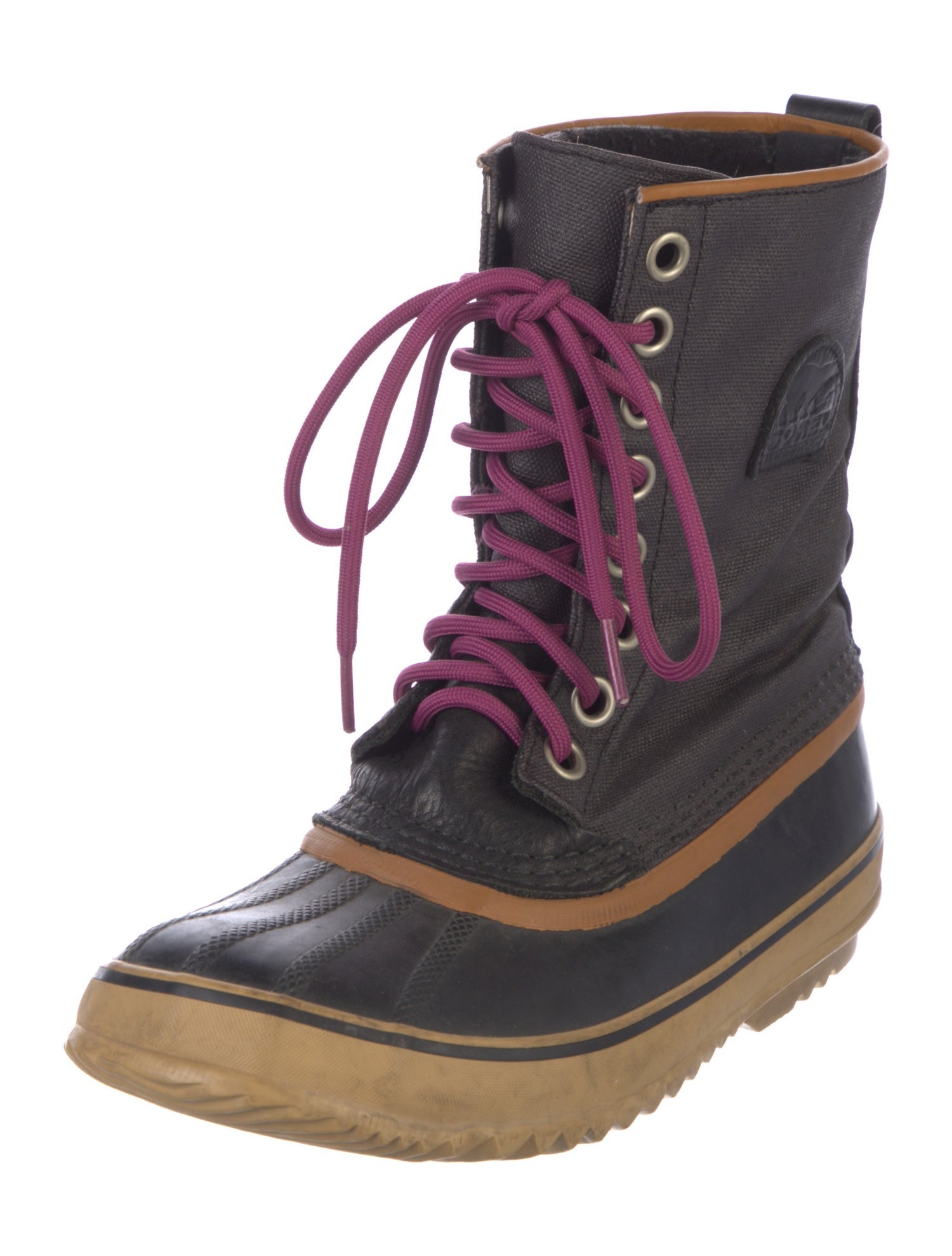 Sorel Canvas Printed Lace-Up Boots