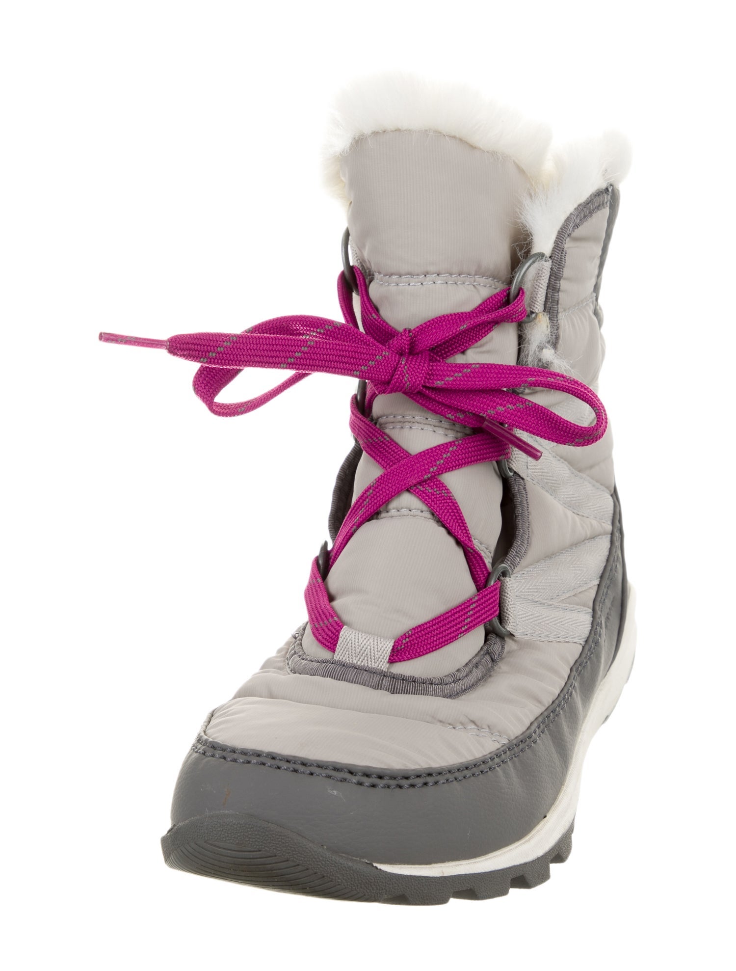 Sorel Nylon Colorblock Pattern Lace-Up Boots